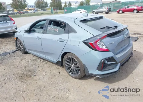 2020 Honda Civic Sport Touring z USA, uszkodzony, nr VIN SHHFK7H96LU214821